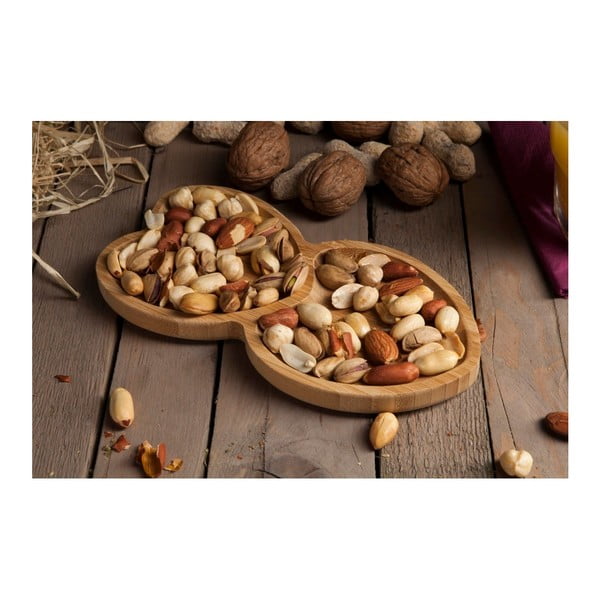 Südamekujuline bambusest serveerimistaldrik Amor - Bambum-image-3