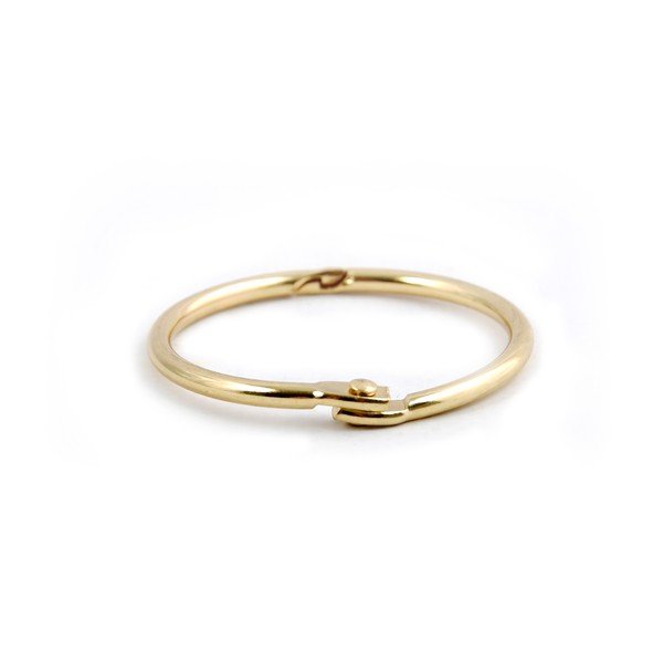 Matt-kuldsed dušikardina rõngad 12tk komplektis Ringo Small - Spirella