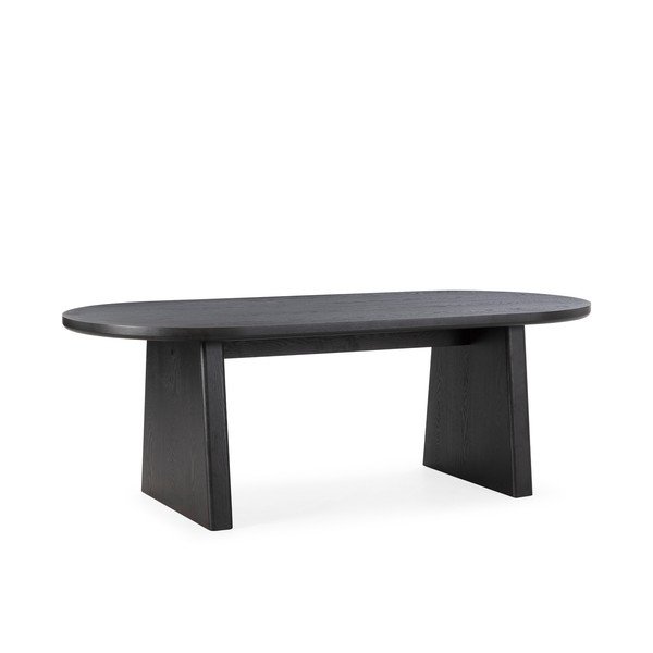 Söögilaud saarepuust dekooriga 100x200 cm Blair - MOME