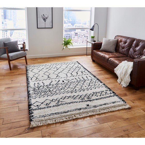 Valge/must vaip 230x160 cm Boho - Think Rugs-image-1