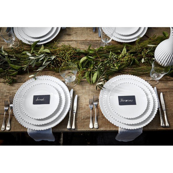 Valge keraamiline taldrik , ⌀ 22 cm Pearl - Costa Nova-image-1