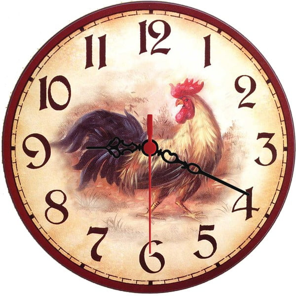 Nástěnné hodiny Rooster, 30 cm