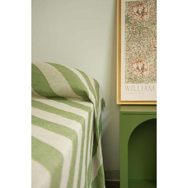 Roheline voodipesu kaheinimesevoodile 240x240 cm Green Lines - Really Nice Things