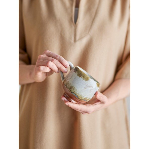 Kivikeraamikast cappuccino tassid 4tk komplektis 200 ml Jade - Bloomingville-image-1