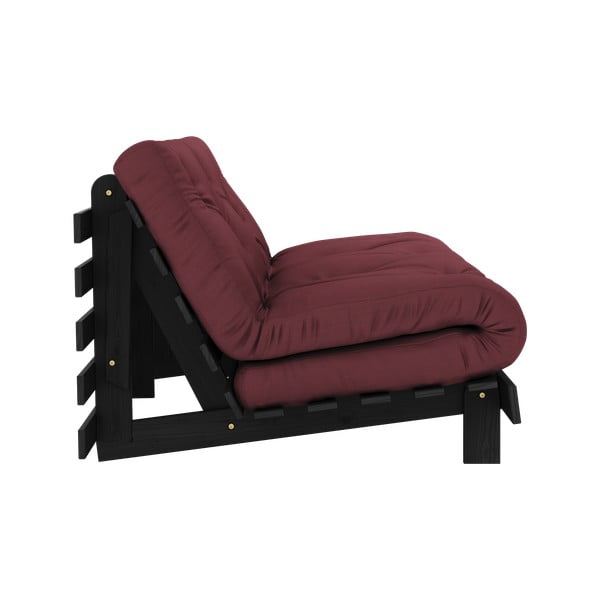 Veinipunane diivanvoodi 160 cm Roots Black Night - Karup Design-image-4