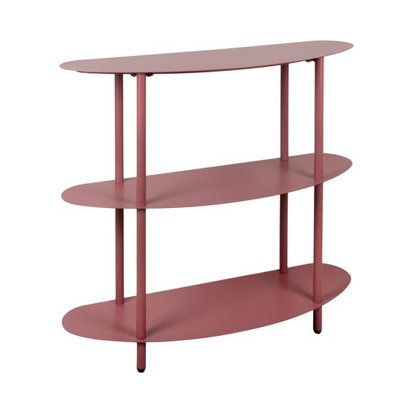 Burgundiapunane metallriiul 90x82x28 cm Riqueza - Leitmotiv