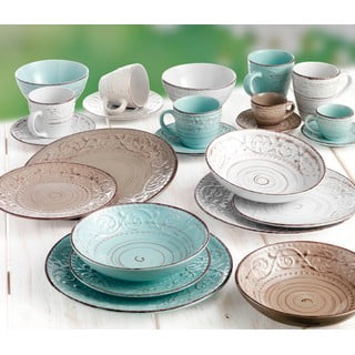 Türkiissinine keraamiline taldrik Serendipity, ⌀ 27,5 cm - Brandani