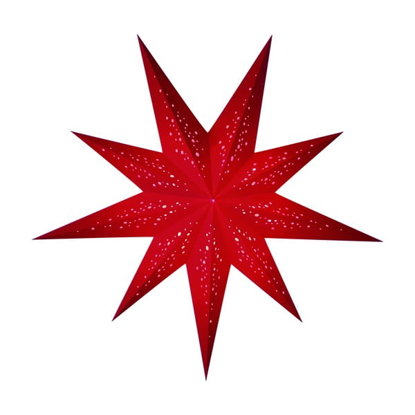 Dekorativní hvězda Rosso, 60 cm