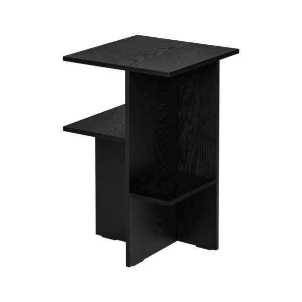 Must tammepuust öökapp riiulitega Atik - noo.ma