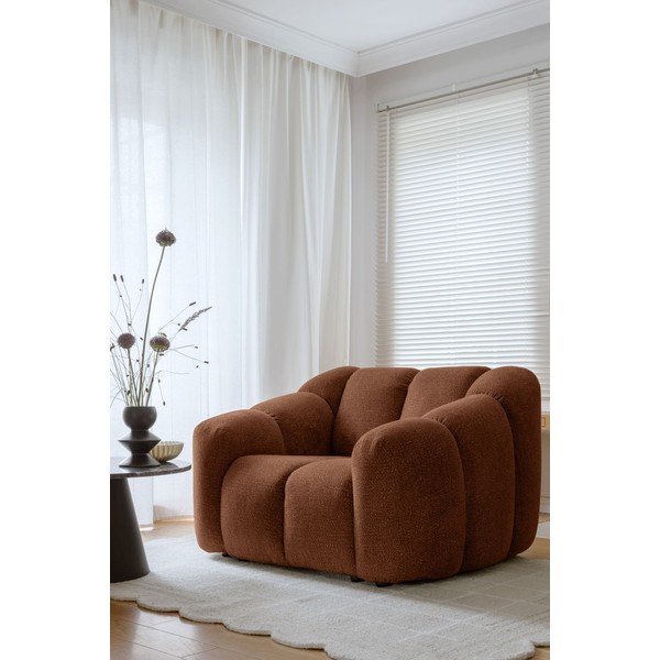 Terrakottapunane tugitool Shell - Miuform-image-2