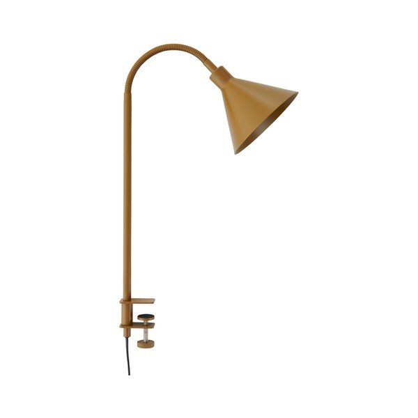 Pruun metallist laualamp painduva konstruktsiooniga/klambriga (kõrgus 50 cm) Flexi Torino - Ellos Home
