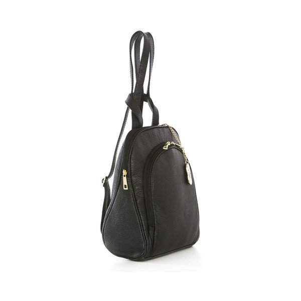 Černý kožený batůžek Anna Morellini Oxana-image-3