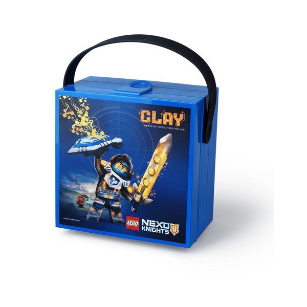 Modrý úložný box s rukojetí LEGO® NEO Knights