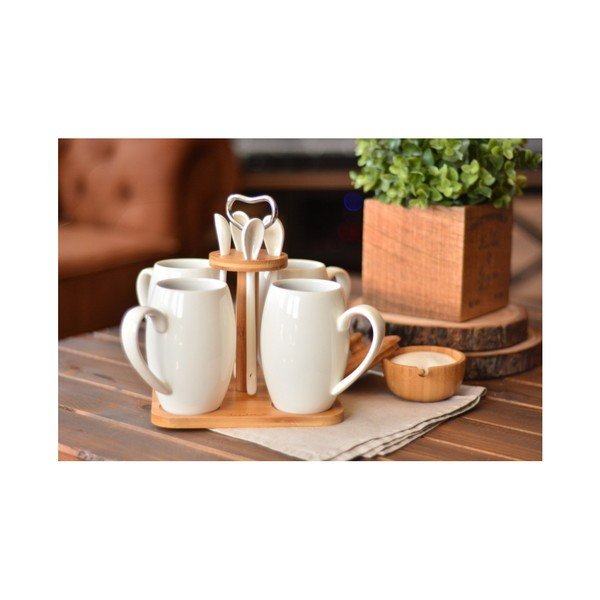 Kohvikomplekt on valmistatud portselanist ja bambusest Suedo - Bambum-image-2