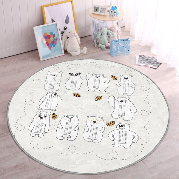 Kreem laste vaip ø 80 cm Comfort - Mila Home-image-4