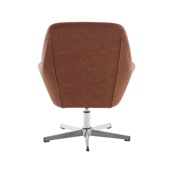 Pruun kunstnahast tugitool Naomi - Støraa-image-3