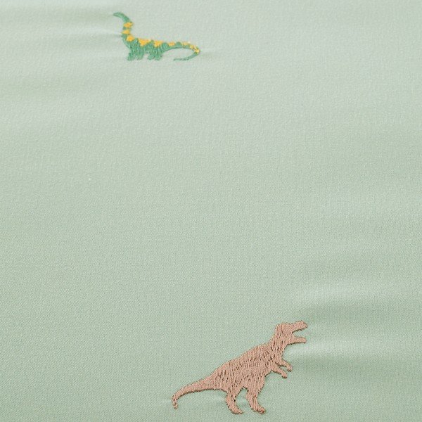Roheline laste voodipesu 200x200 cm Embroidered Dinosaur - Catherine Lansfield-image-4