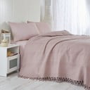 Pique Lilac kerge puuvillane kahekohaline voodipesu, 220 x 240 cm - Mijolnir