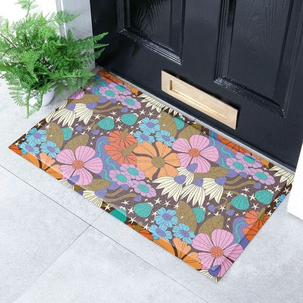 Matt taaskasutatud plastist 40x70 cm Elizabeth Olwen - Artsy Doormats-image-2