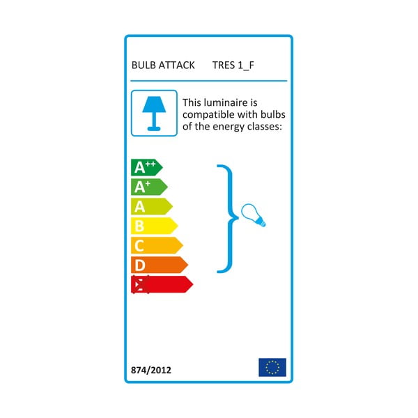 Must/kuldne põrandalamp (kõrgus 129 cm) Tres - Sotto Luce-image-4