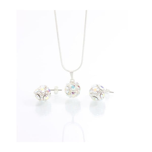 Set náhrdelníku a náušnic se Swarovski krystaly Yasmine Multi