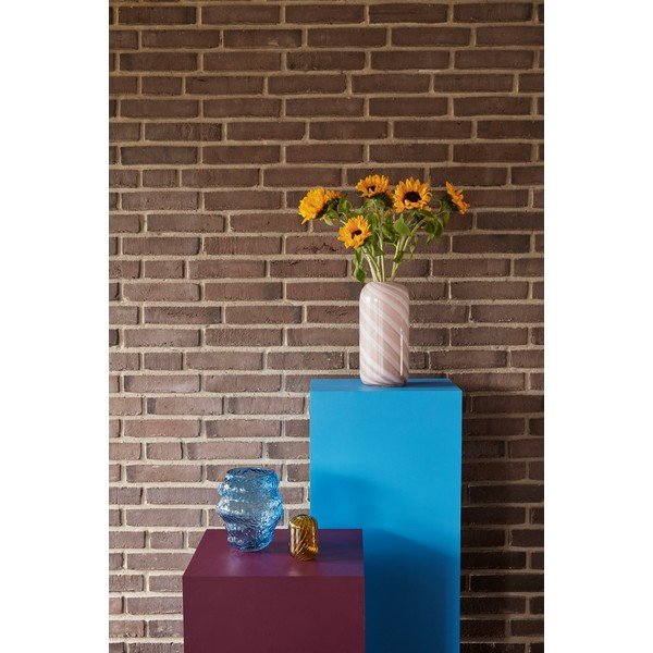 Helesinine klaasvaas (kõrgus 18 cm) Aurora - Hübsch-image-2