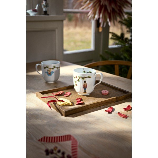 Valge portselanist kruus jõulumotiiviga 330 ml Hammershøi Christmas - Kähler Design-image-3