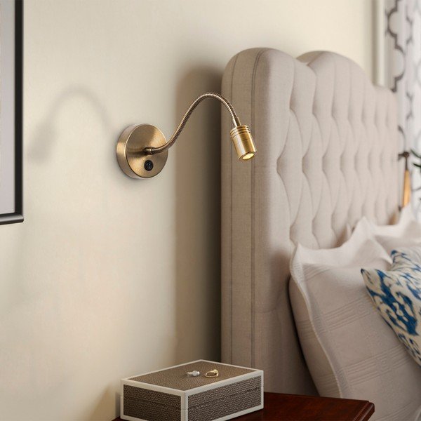 Kuldne LED seinavalgusti Reading - Opviq lights-image-1
