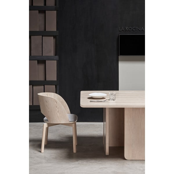 Söögilaud tuhkpuuspooniga , 137 x 137 cm Arq - Teulat-image-1