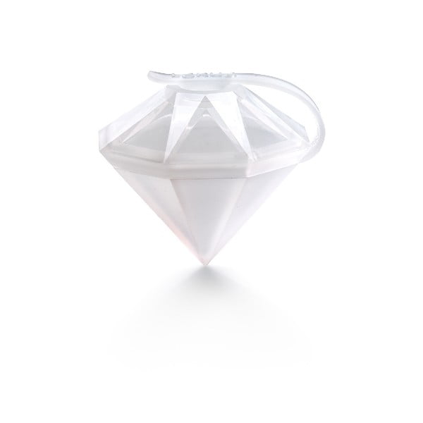 Transparentní silikonová forma ve tvaru diamantu Lékué Mold