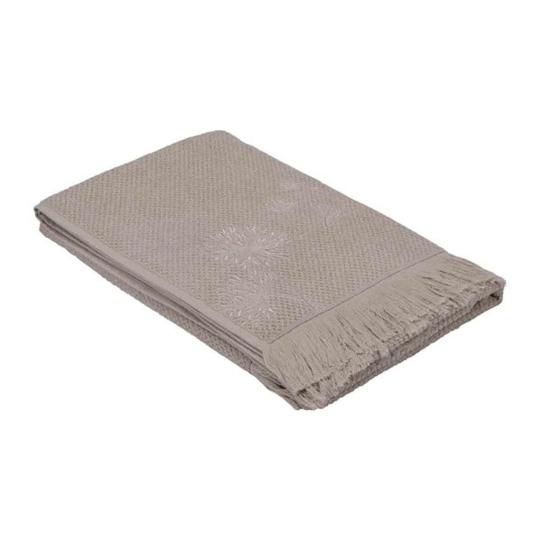 Šedý bavlněný ručník Bella Maison Taraxacim, 50 x 90 cm