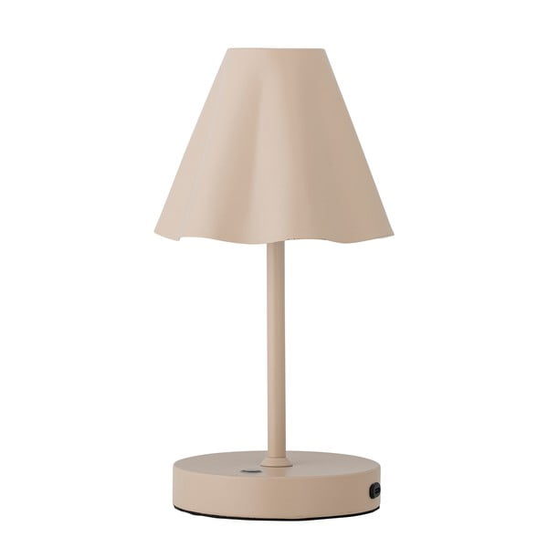 Beež dimmerdatav LED laualamp metallist varjuga (kõrgus 28 cm) Lianna - Bloomingville