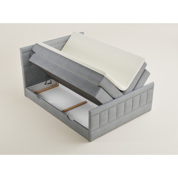 Hall vedrumadratsiga voodi panipaigaga 160x200 cm Caya - Maison de Rêve-image-3