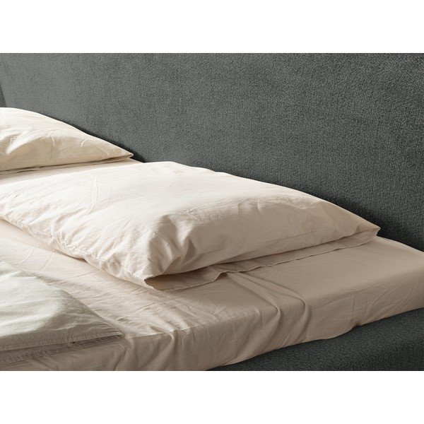 Tumehall polsterdatud kaheinimesevoodi koos voodipõhjaga 160x200 cm Makana - Makamii-image-1