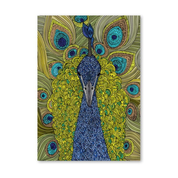 Autorský plakát The Peacock od Valentiny Ramos