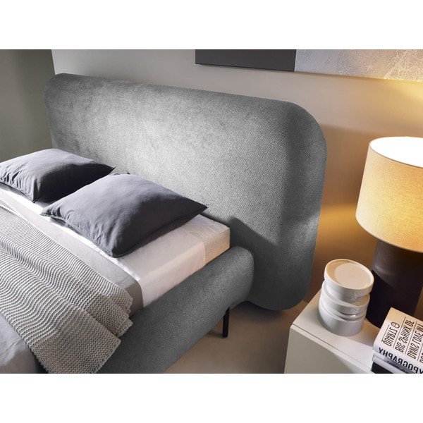 Hall polsterdatud kaheinimesevoodi koos panipaiga ja voodipõhjaga 140x200 cm Pointt - ELTAP-image-3