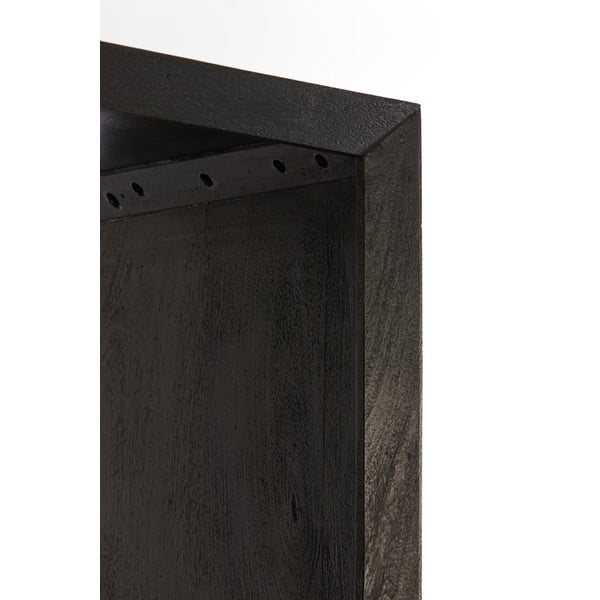 Must täispuidust raamaturiiul 95x190 cm Sondrio - Light & Living-image-3