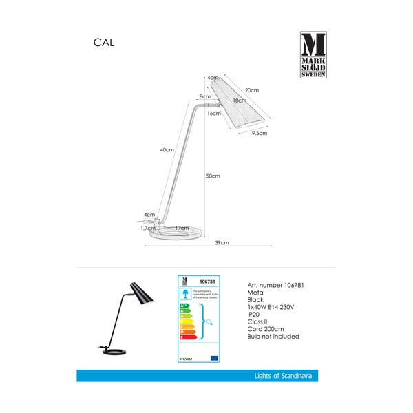 Must laualamp Cal - Markslöjd-image-2