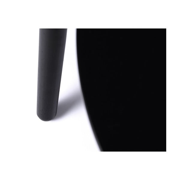 Mustad ümmargused tammepuidust diivanilauad 2 tk komplektis ø 88 cm Adda - Unique Furniture-image-4