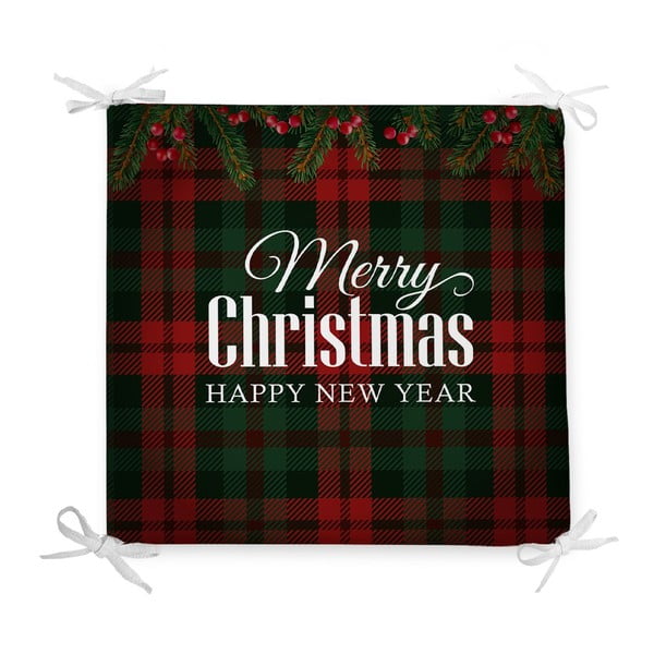 Jõulupadi istmepadi puuvillase seguga tatan, 42 x 42 cm - Minimalist Cushion Covers
