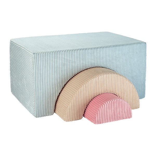 Mündivärvi velvetist-vahtplastist mänguväljak Rainbow - Wigiwama