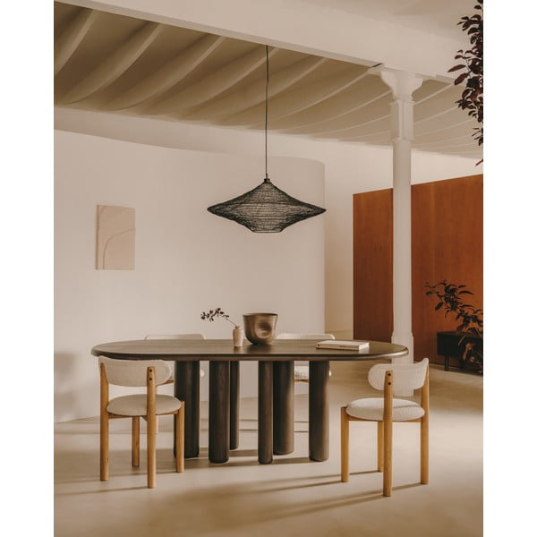 Must rippvalgusti ø 87 cm Makai - Kave Home-image-2