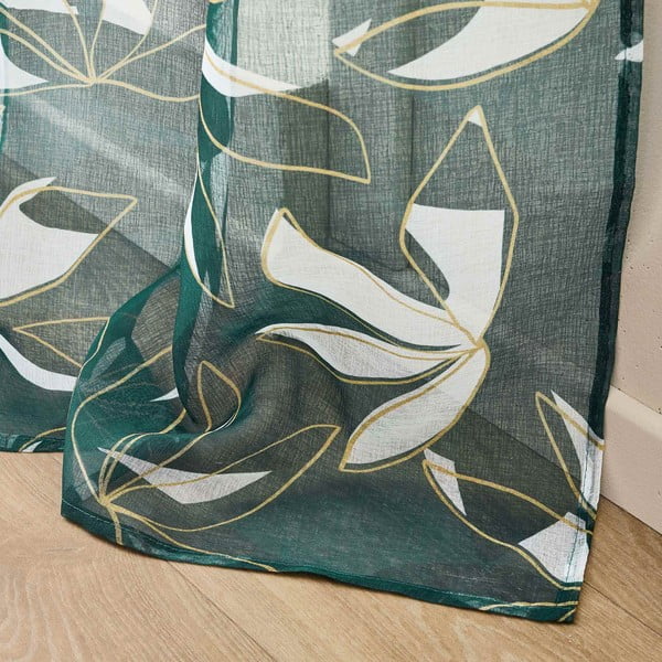 Roheline voile kardin 140x280 cm Elsa - douceur d'intérieur-image-4
