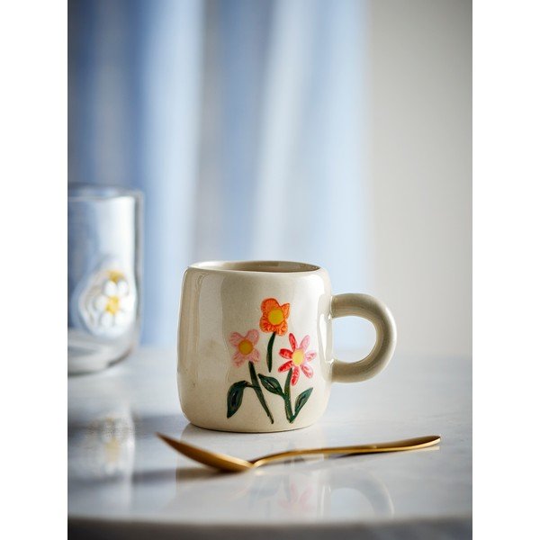 Kreemjas kivinõudest laste kruus 110 ml Millie - Bloomingville Mini-image-1