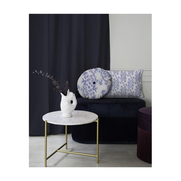 Ümmargune dekoratiivpadi sametkattega Sea, ⌀ 45 cm - Velvet Atelier-image-2