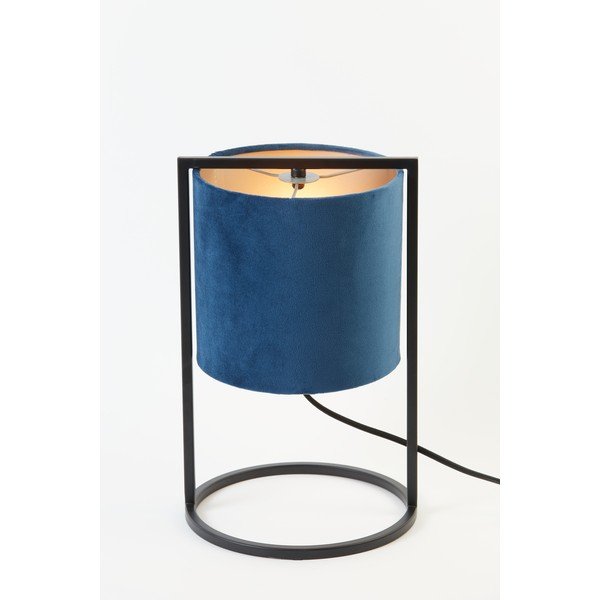 Must-tumesinine laualamp (kõrgus 35 cm) Santos - Light & Living-image-2