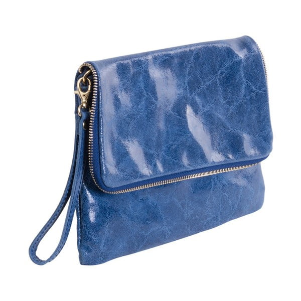 Modrá kabelka z pravé kůže Andrea Cardone Fiore