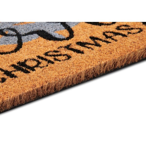 Kookoskiududest jõulumotiividega uksematt 40x70 cm Silver Christmas – Hanse Home-image-3