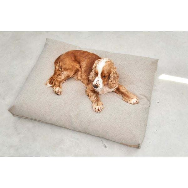 Helepruun bukleekangast koeramadrats 100x75 cm Mondo Cappuccino M - MiaCara-image-2