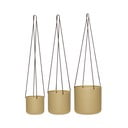 Metallist rippuvad lillepoti katted 3tk komplektis ø 25 cm Bloom – Hübsch